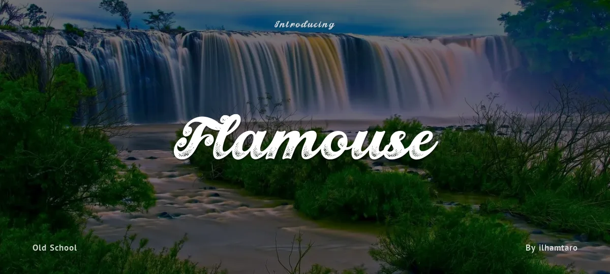 Flamouse font preview