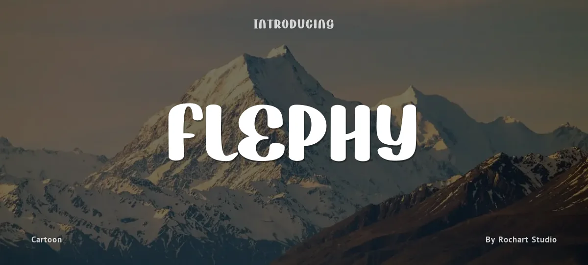 Flephy font preview