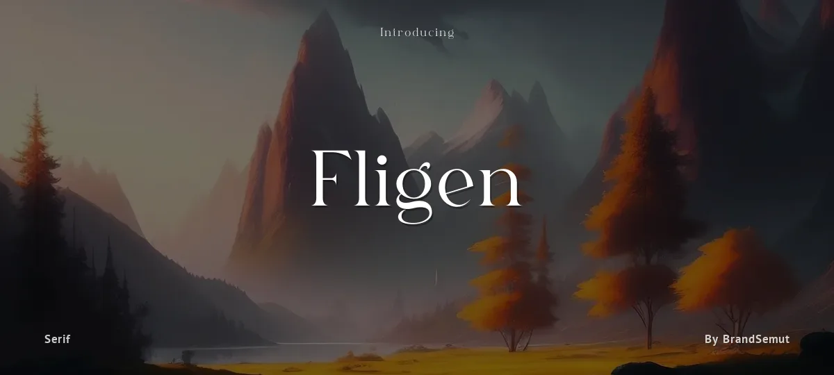 Fligen font preview