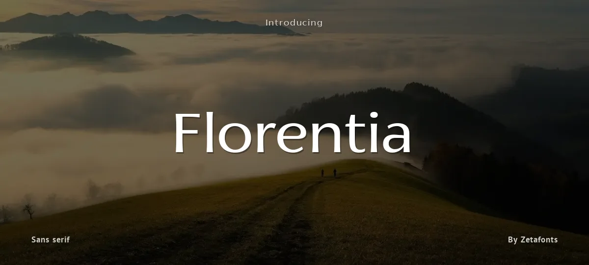 Florentia font preview