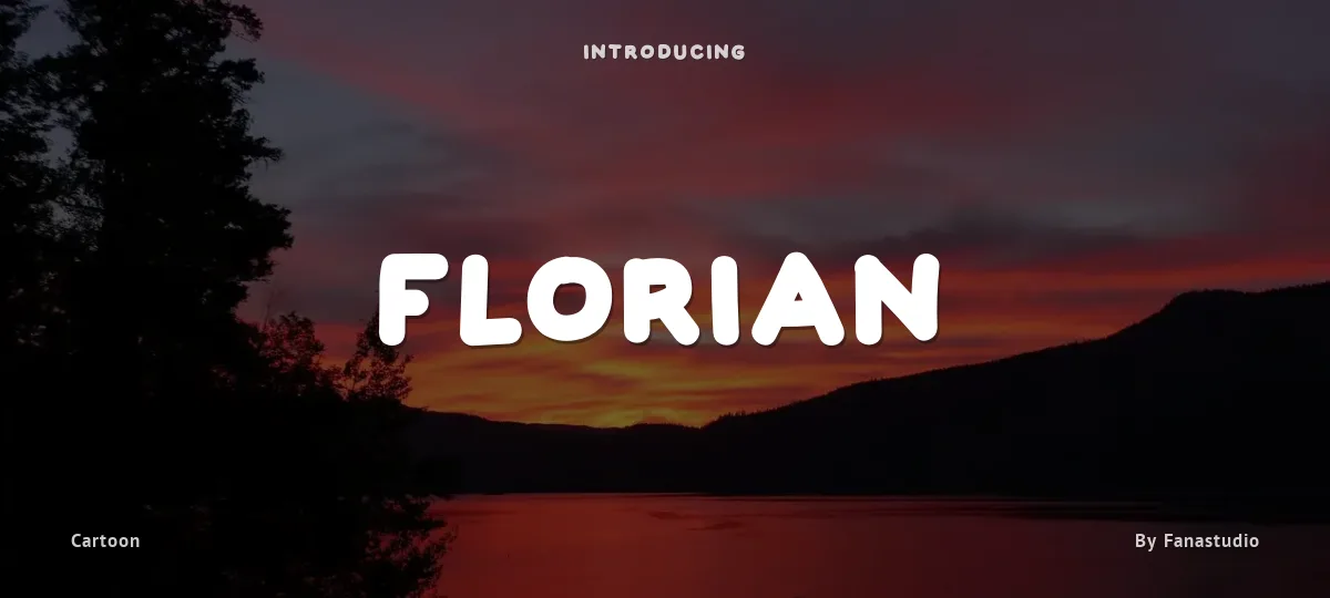 Florian font preview