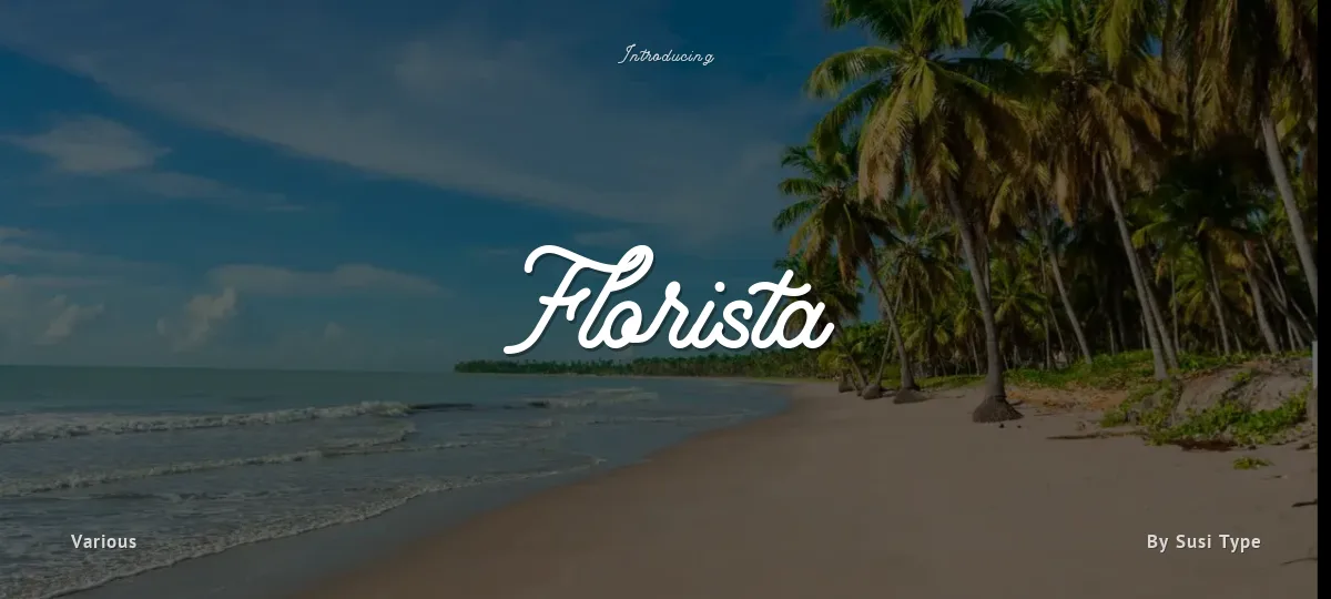 Florista font preview