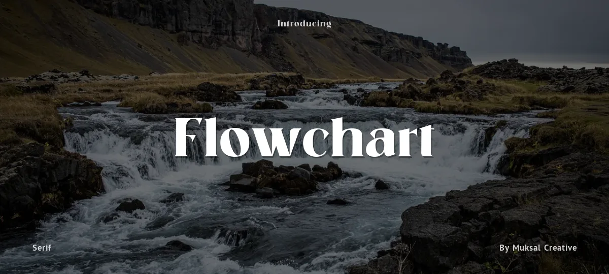 Flowchart font preview