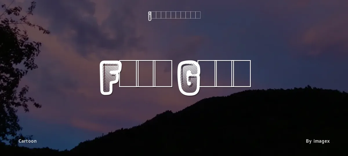 Fluo Gums font preview