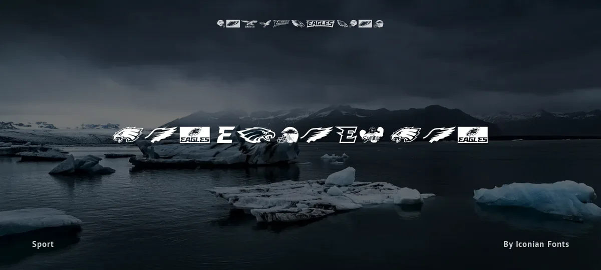 Fly Eagles Fly font preview