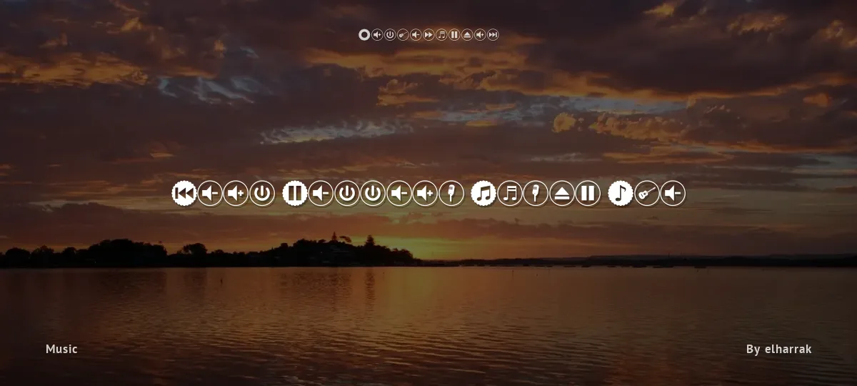 Font Bottons Music Pro font preview