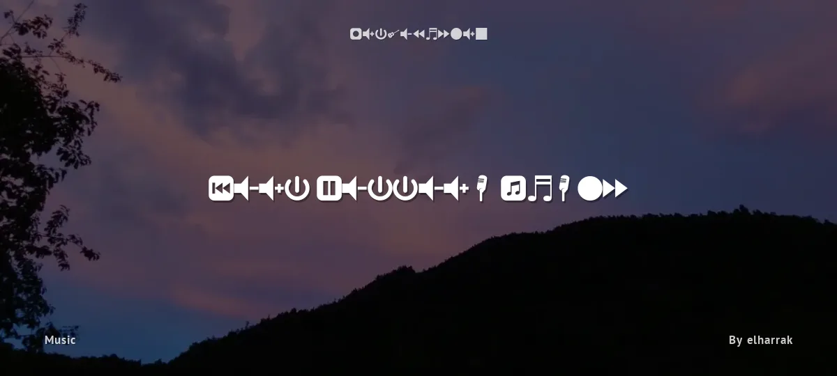 Font Bottons Music font preview