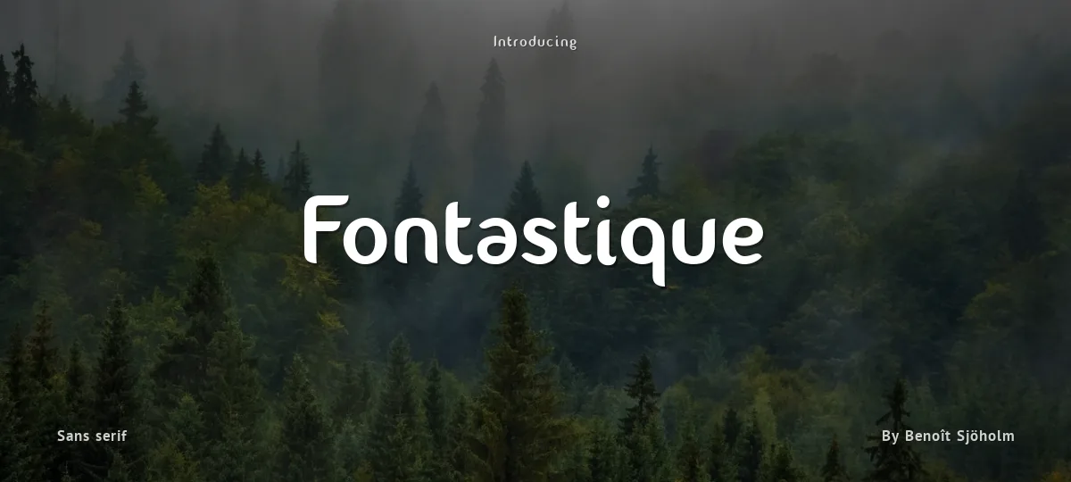 Fontastique font preview
