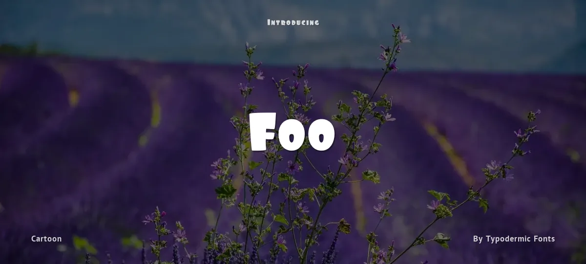 Foo font preview