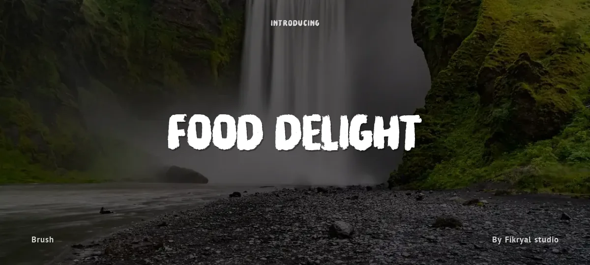 Food Delight font preview