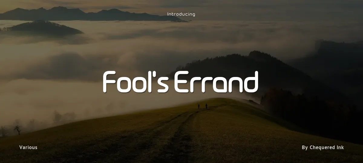 Fool's Errand font preview