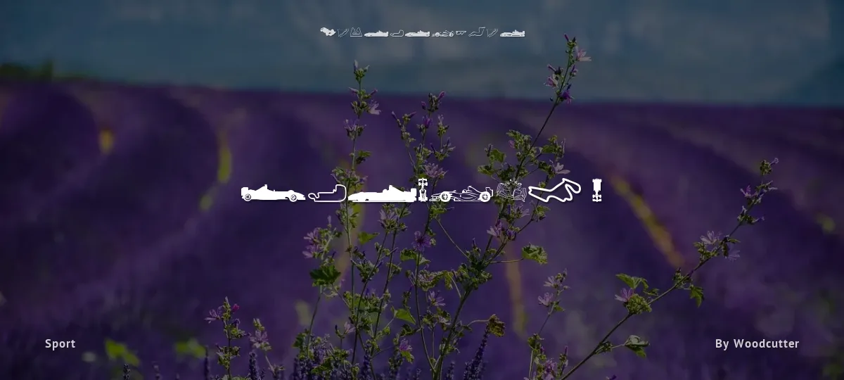 Formula 1 font preview