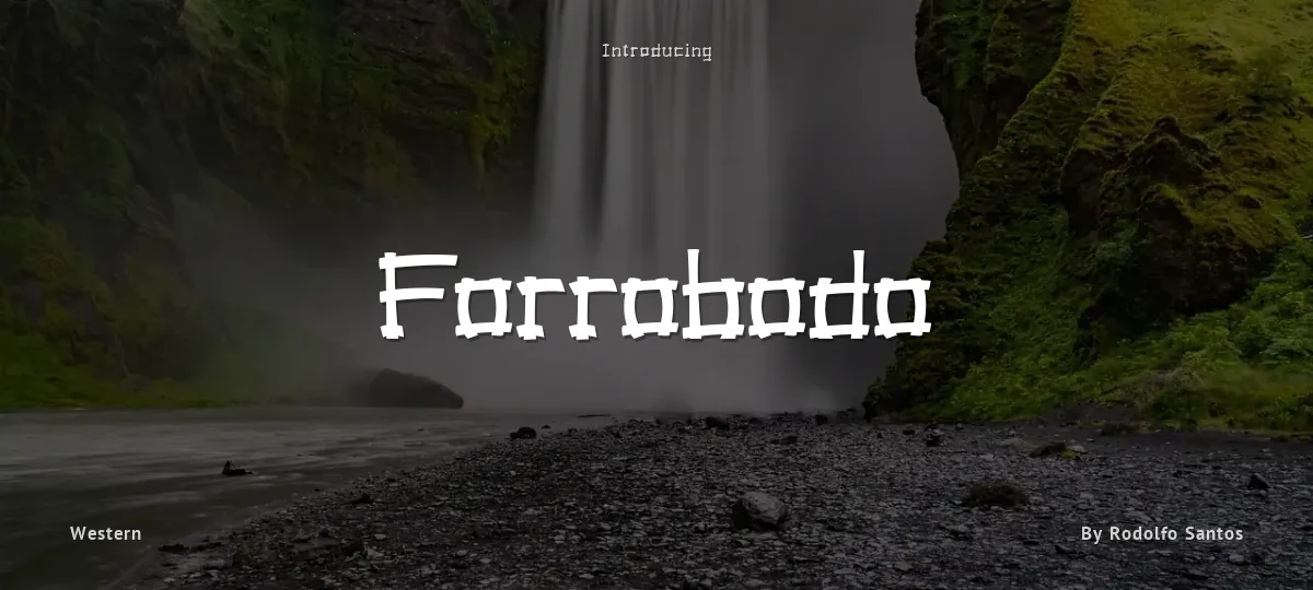 Forrobodo font preview