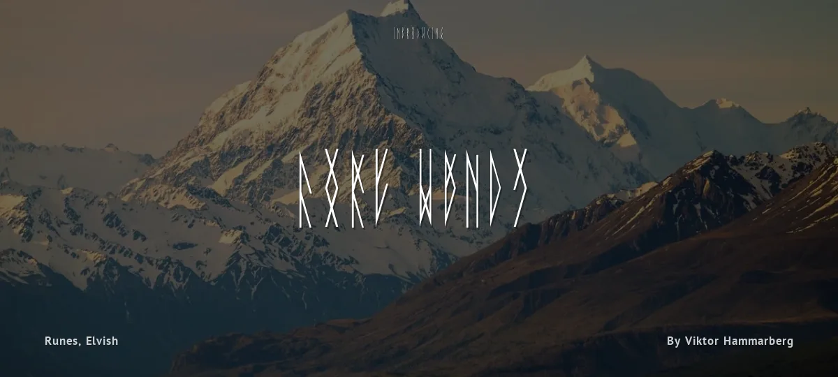 Fort Wendy font preview