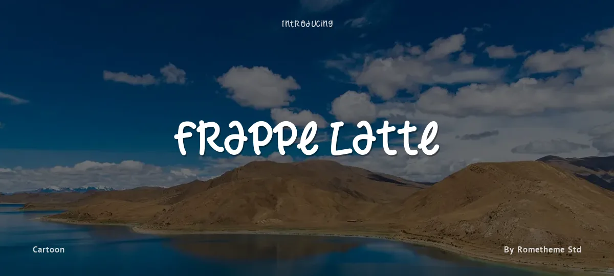 Frappe Latte font preview