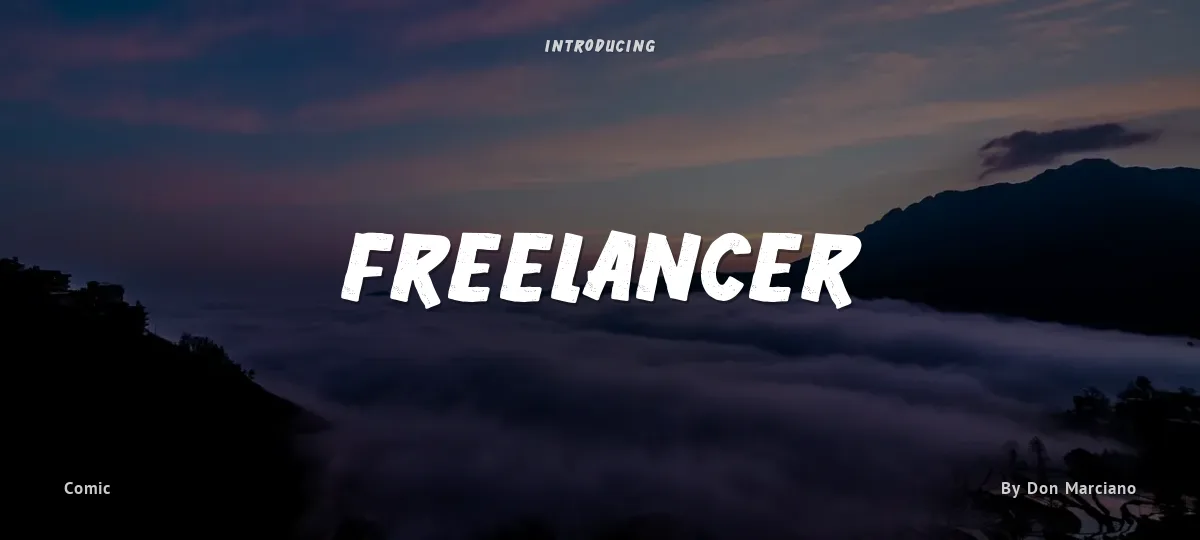 Freelancer font preview