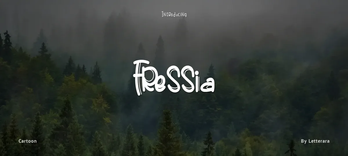 Fressia font preview