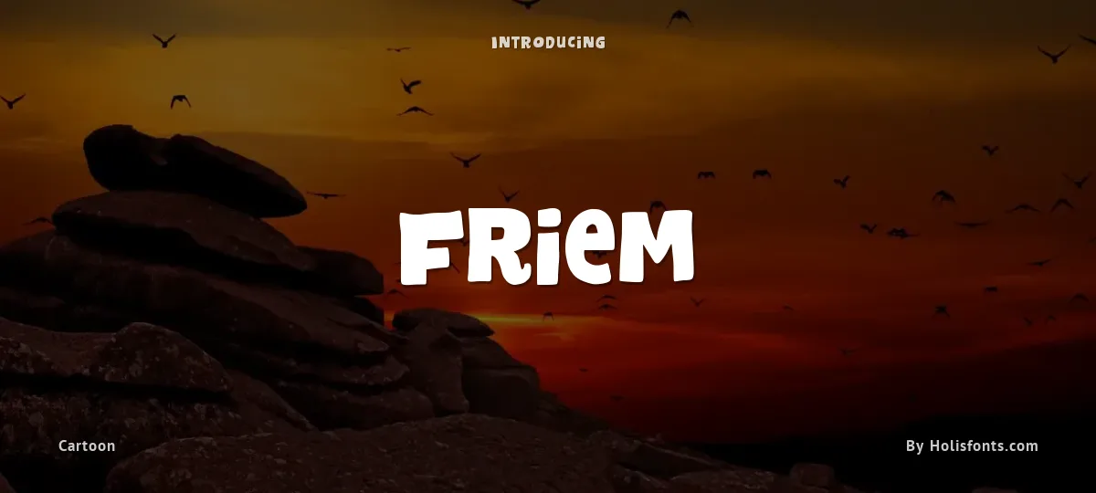 Friem font preview