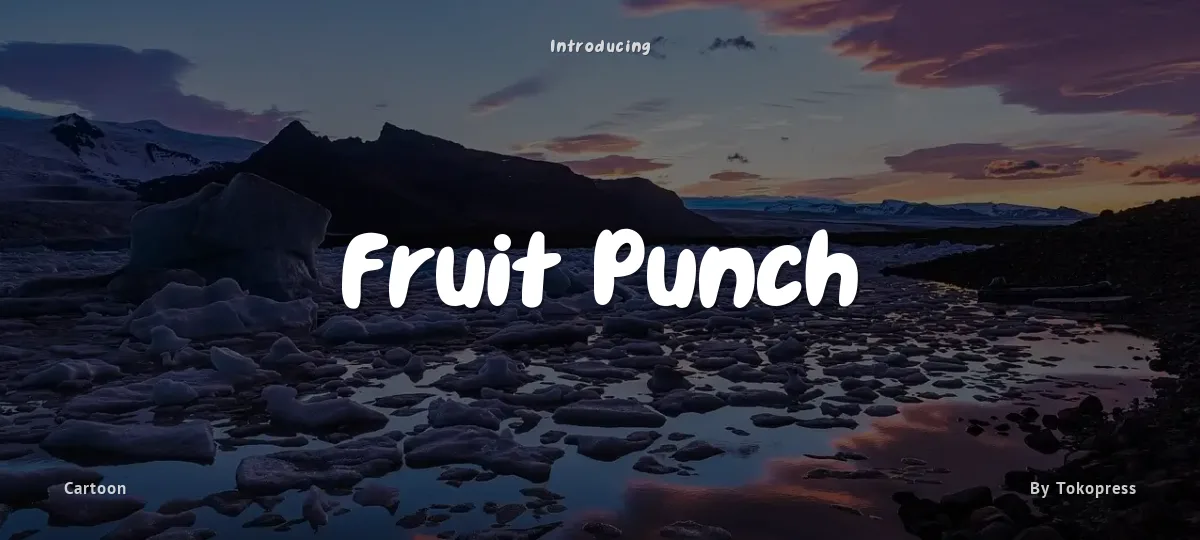 Fruit Punch font preview