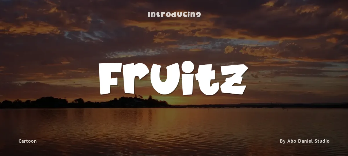 Fruitz font preview