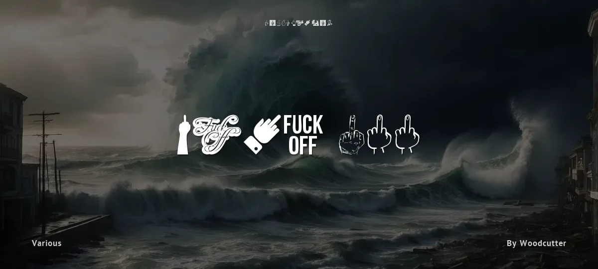 Fuck Off font preview