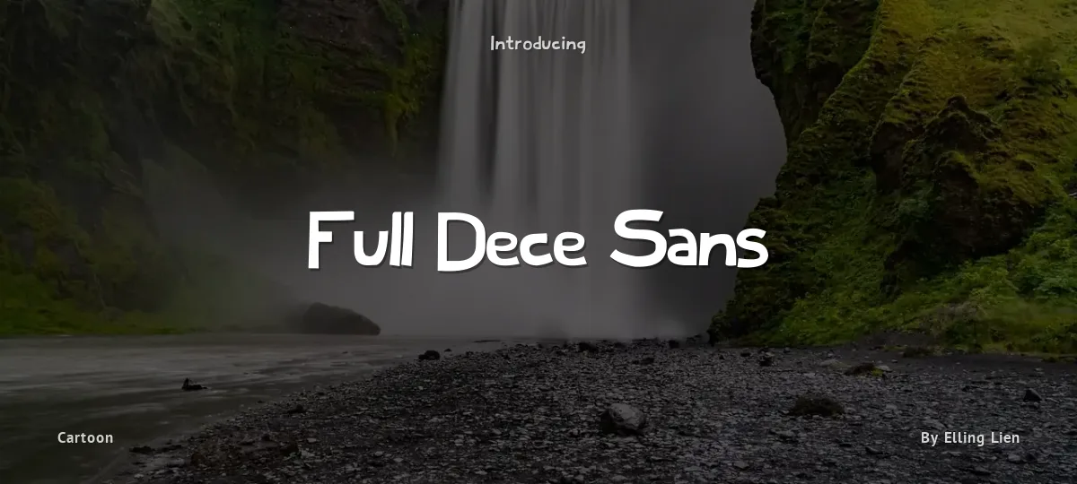 Full Dece Sans font preview