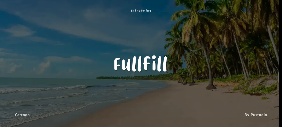 Fullfill font preview