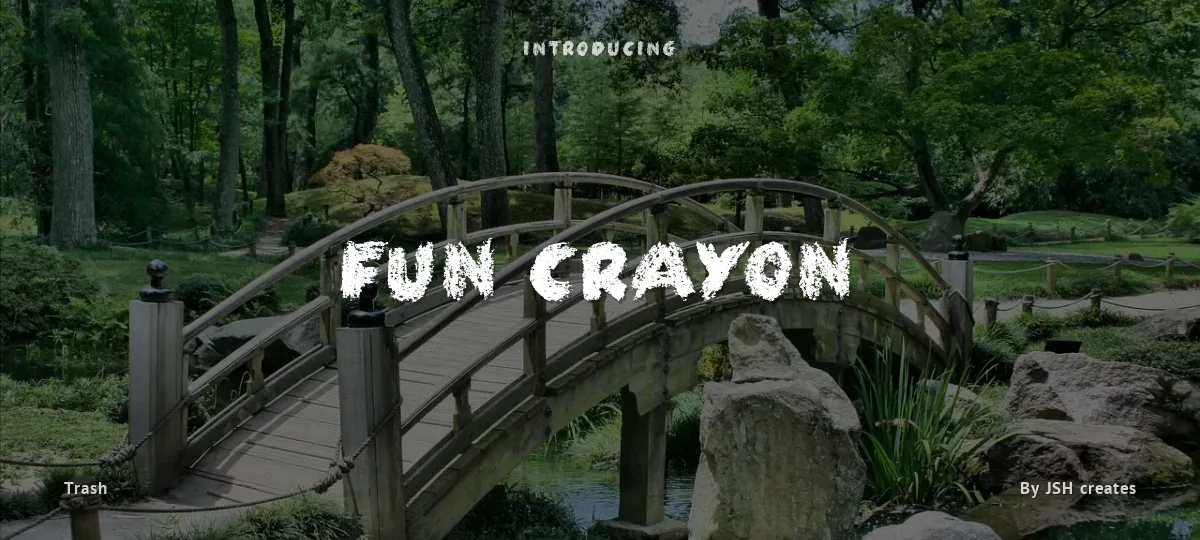 Fun Crayon font preview