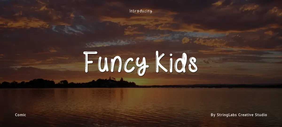 Funcy Kids font preview