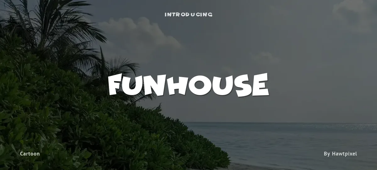 Funhouse font preview