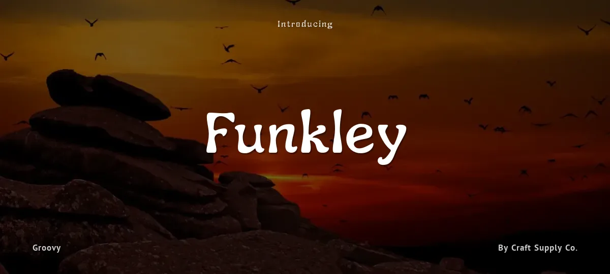 Funkley font preview