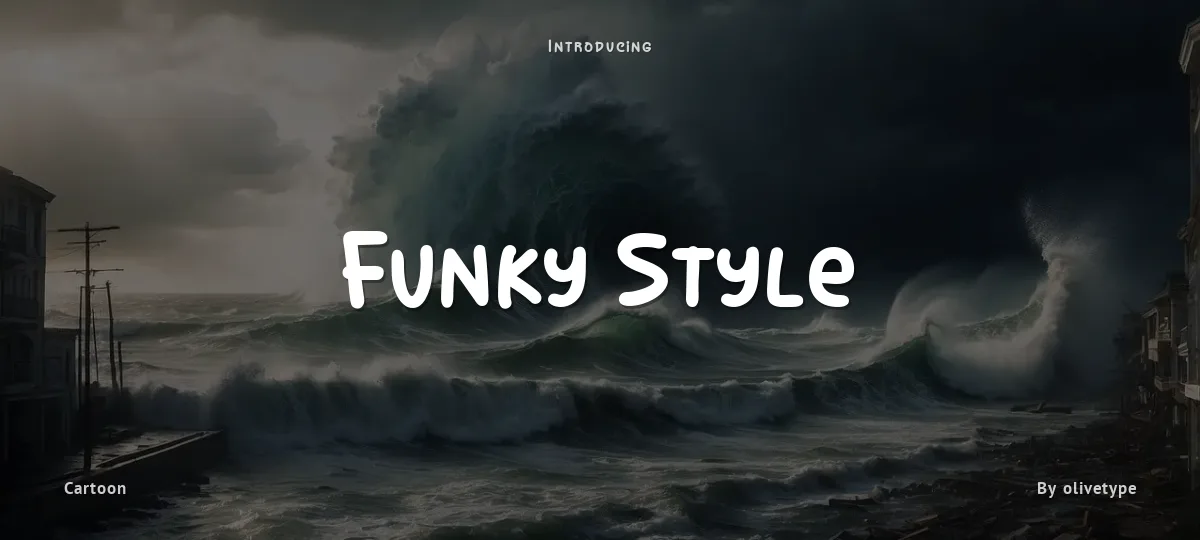 Funky Style font preview
