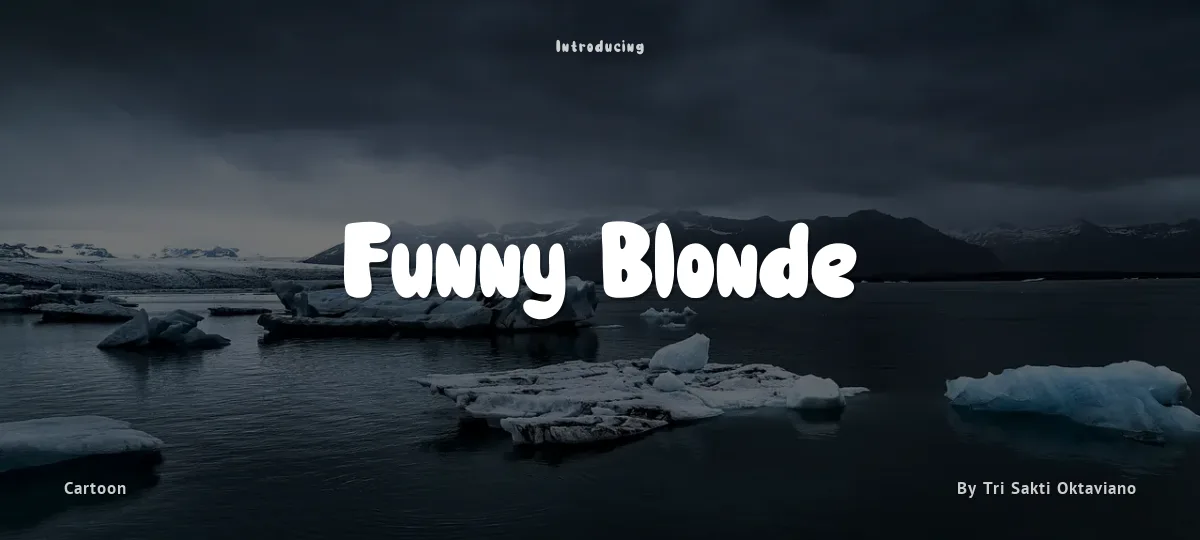 Funny Blonde font preview