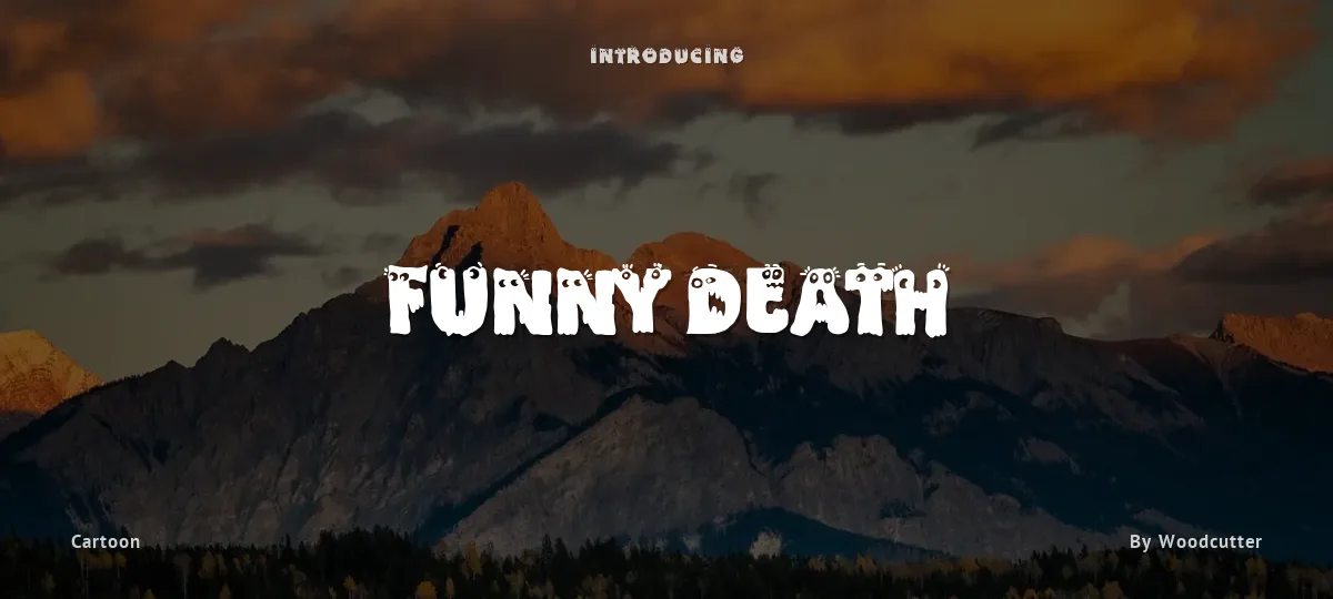 Funny Death font preview