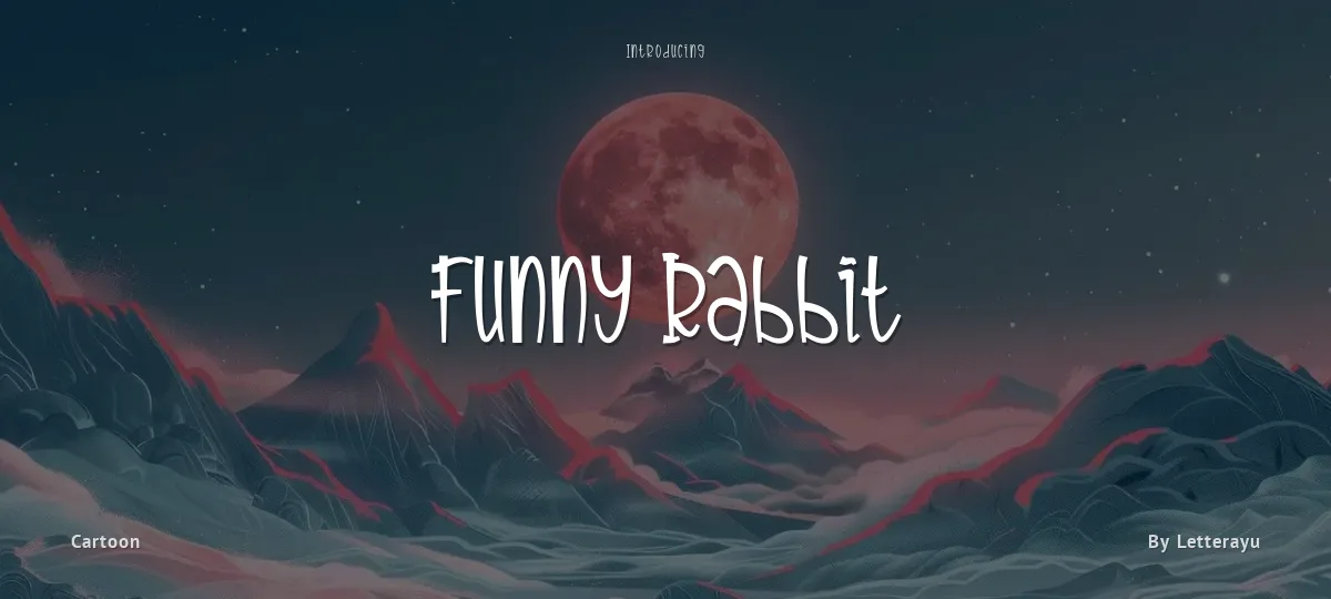 Funny Rabbit font preview