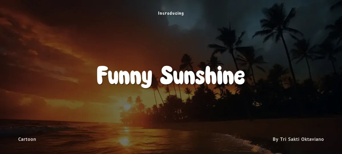 Funny Sunshine font preview