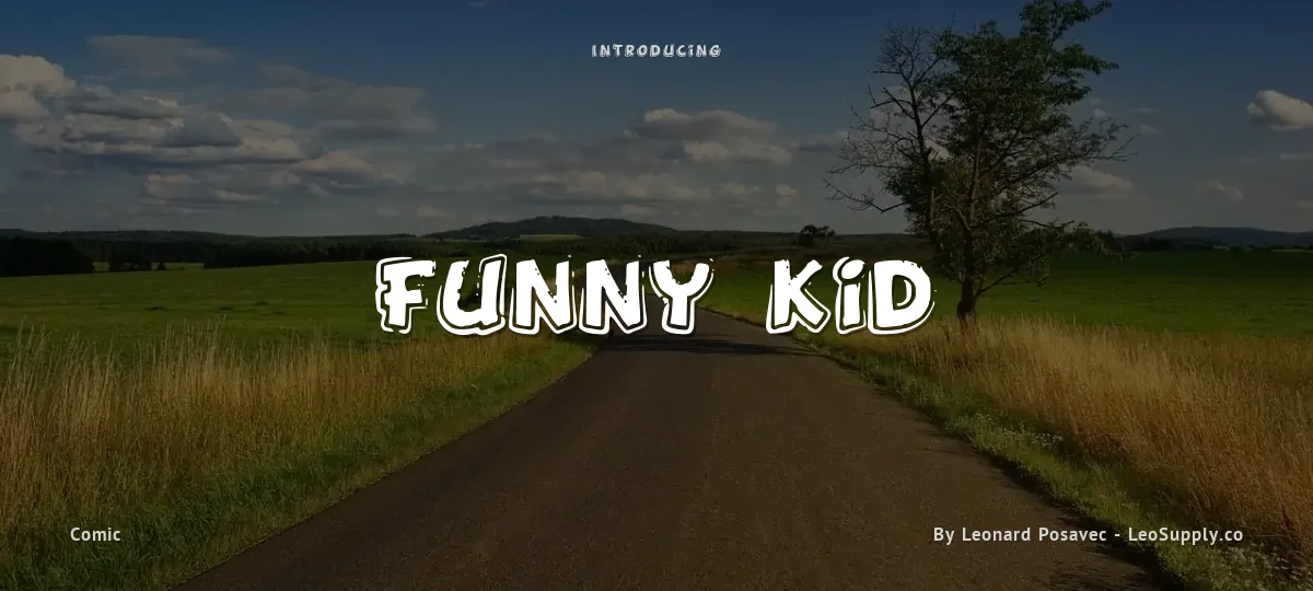 Funny Kid font preview