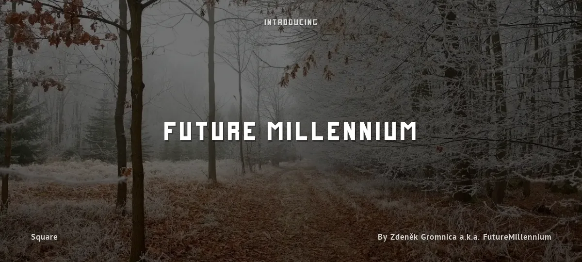 Future Millennium font preview