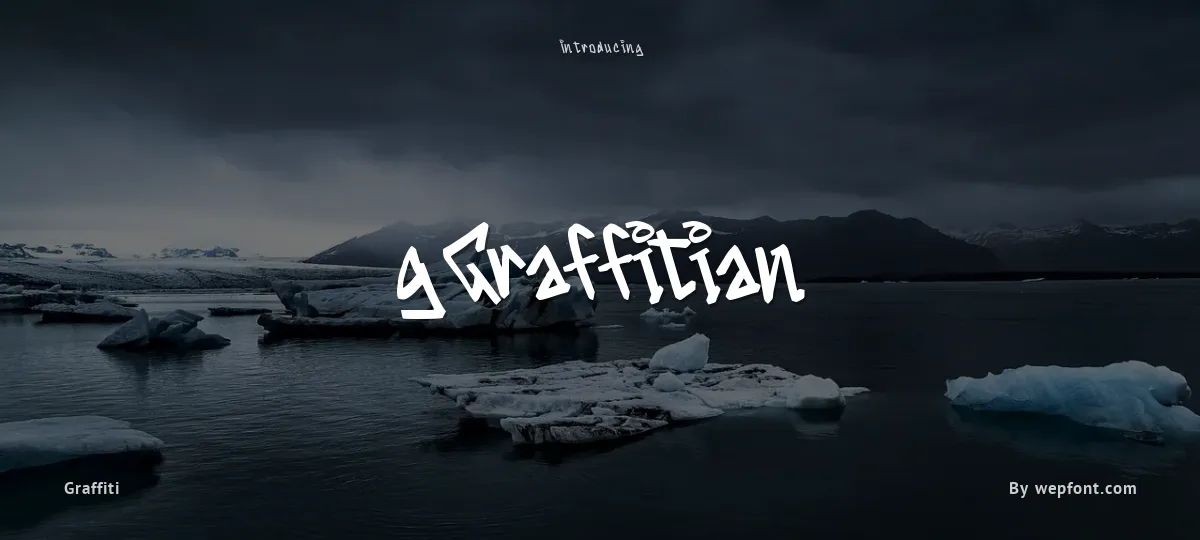 g Graffitian font preview