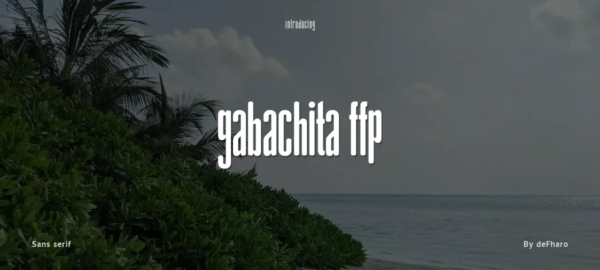 Gabachita FFP font preview