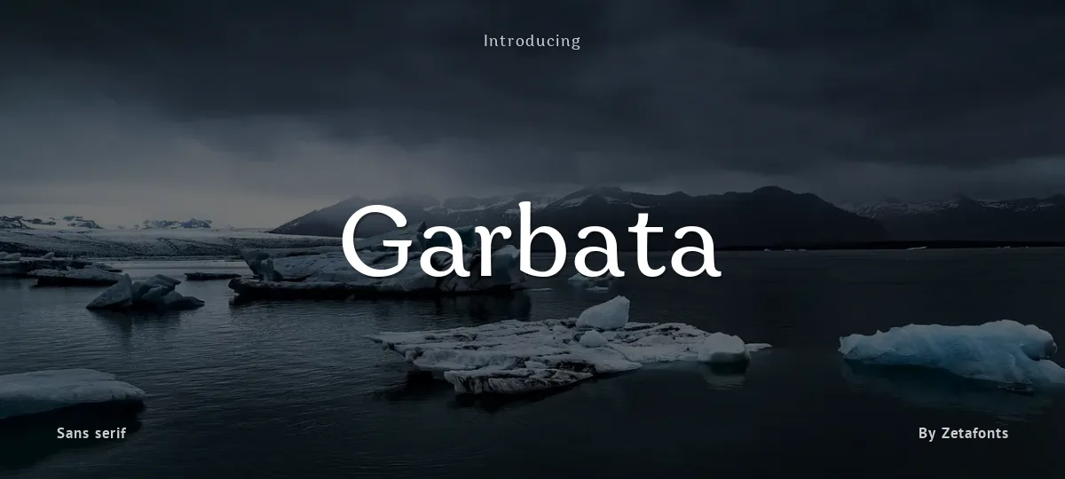 Garbata font preview