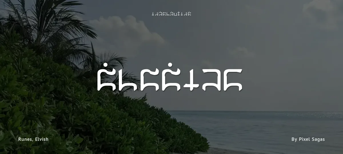 Gargish font preview