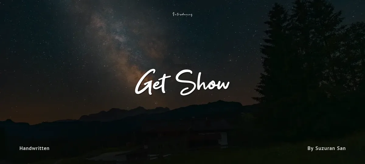 Get Show font preview