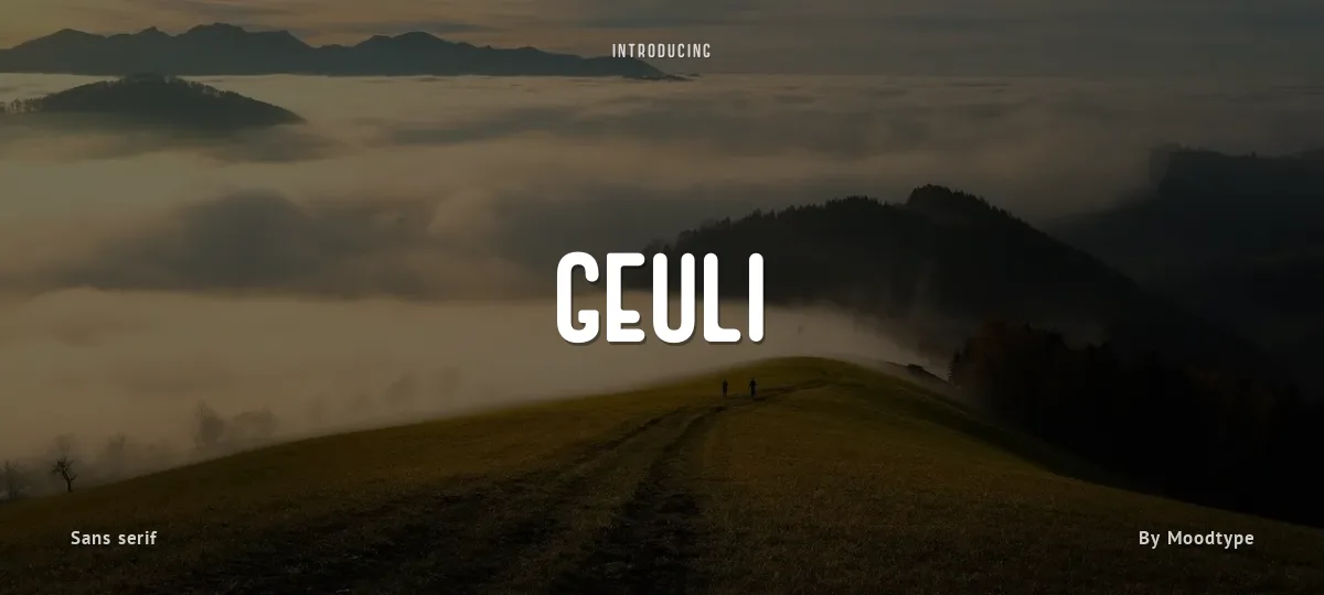 Geuli font preview