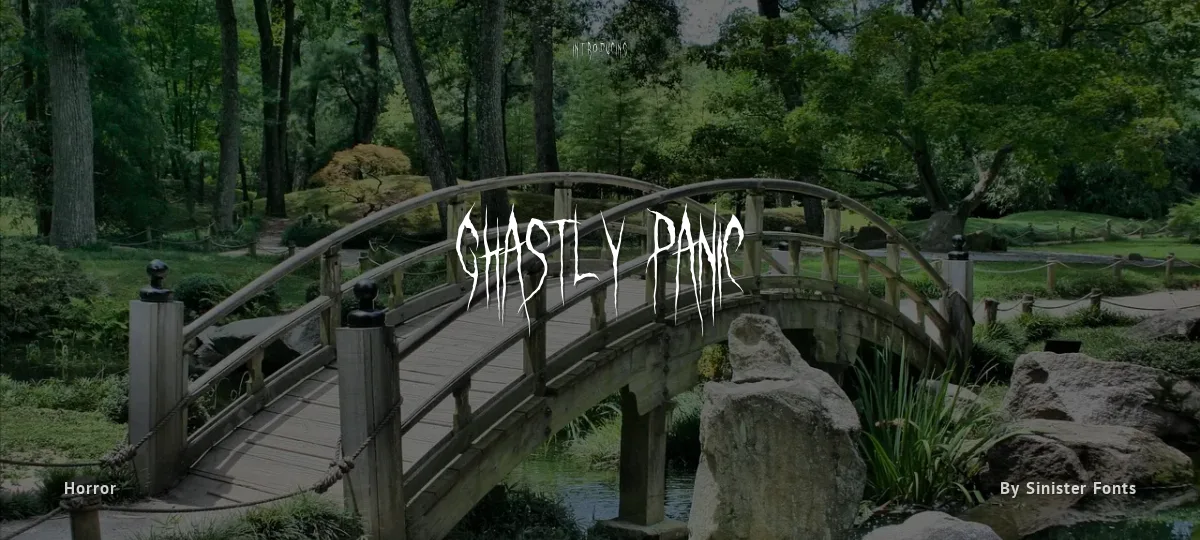 Ghastly Panic font preview