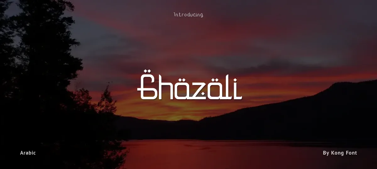 Ghazali font preview