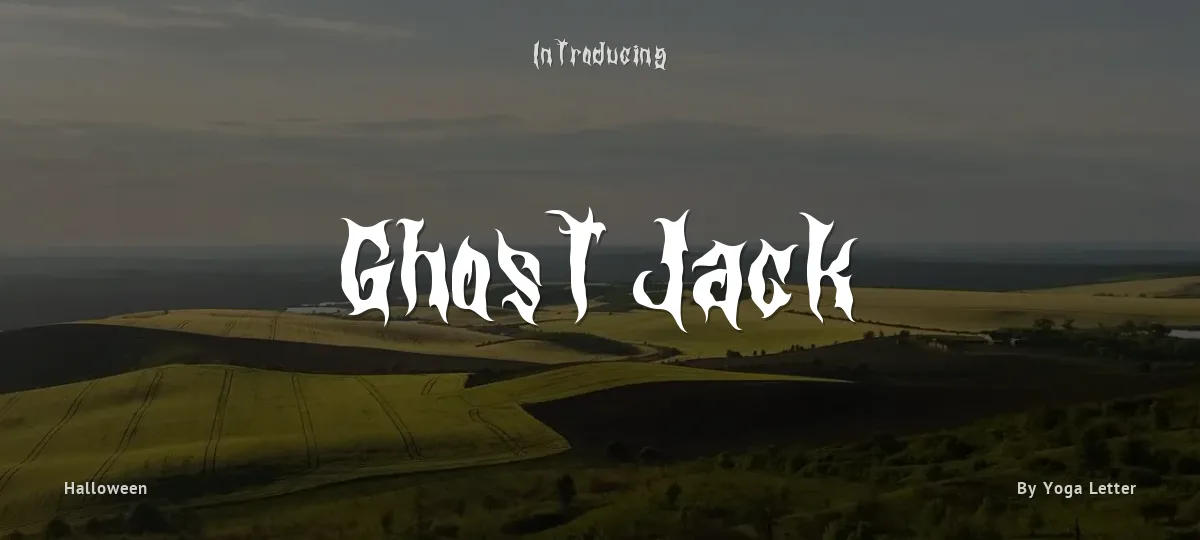 Ghost Jack font preview