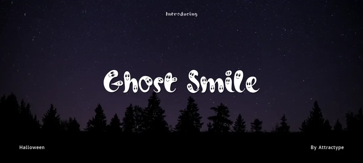 Ghost Smile font preview