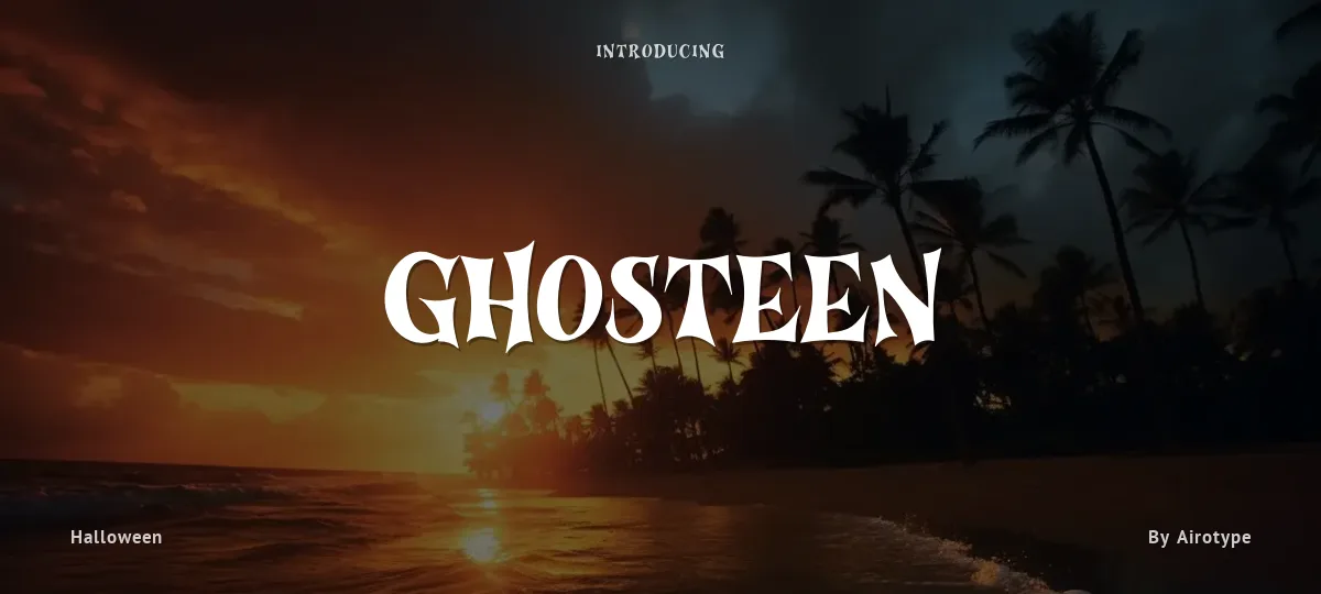 Ghosteen font preview