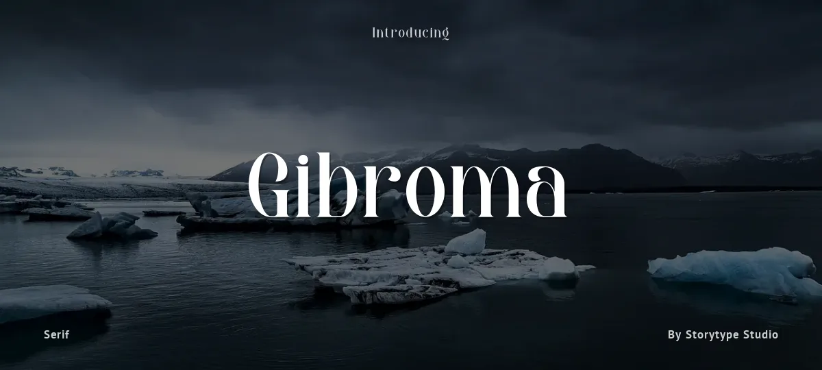 Gibroma font preview
